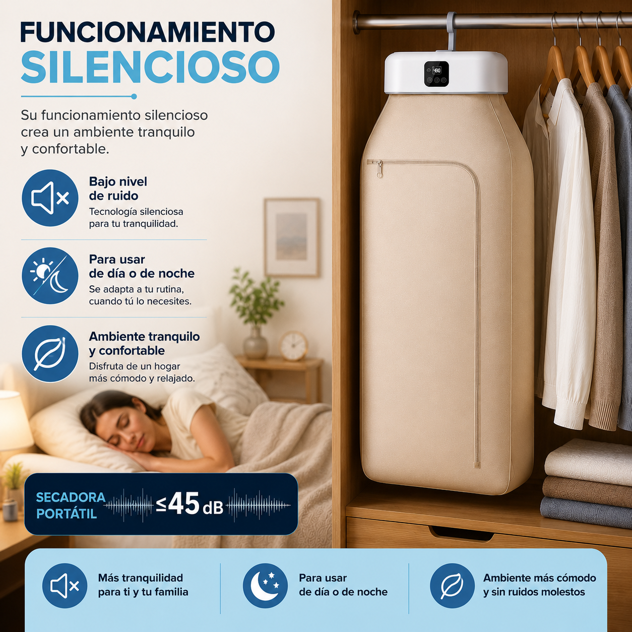 Secadora Ropa Portatil