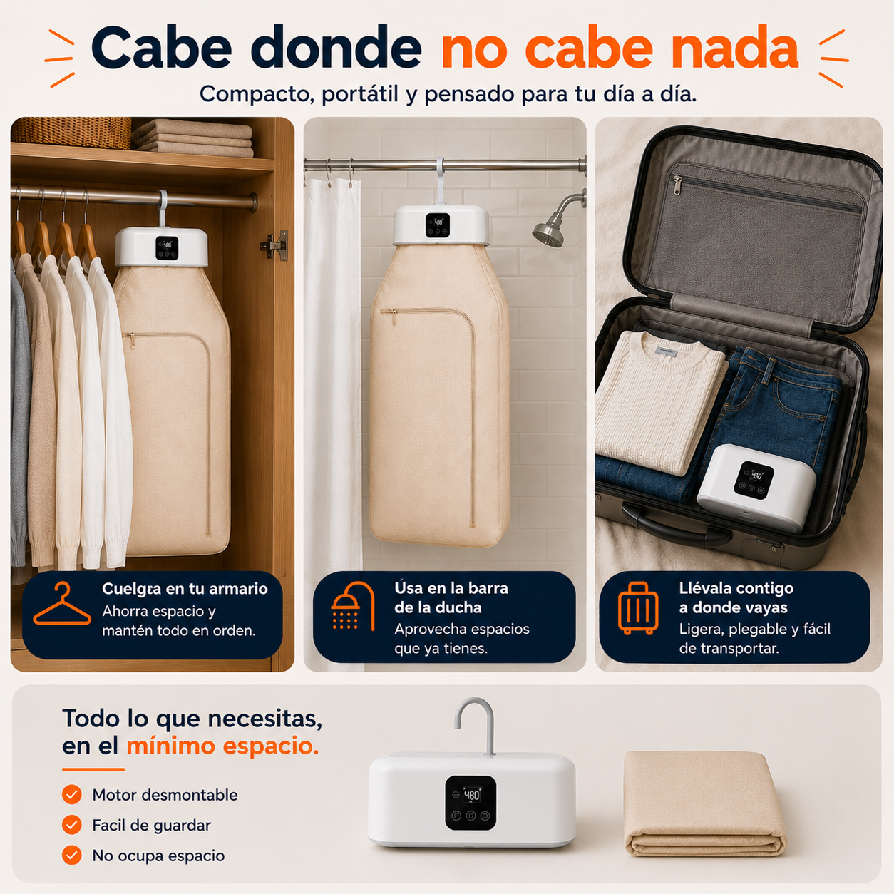 Secadora Ropa Portatil