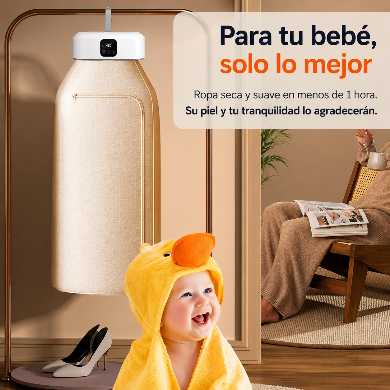 Secadora Ropa Portatil