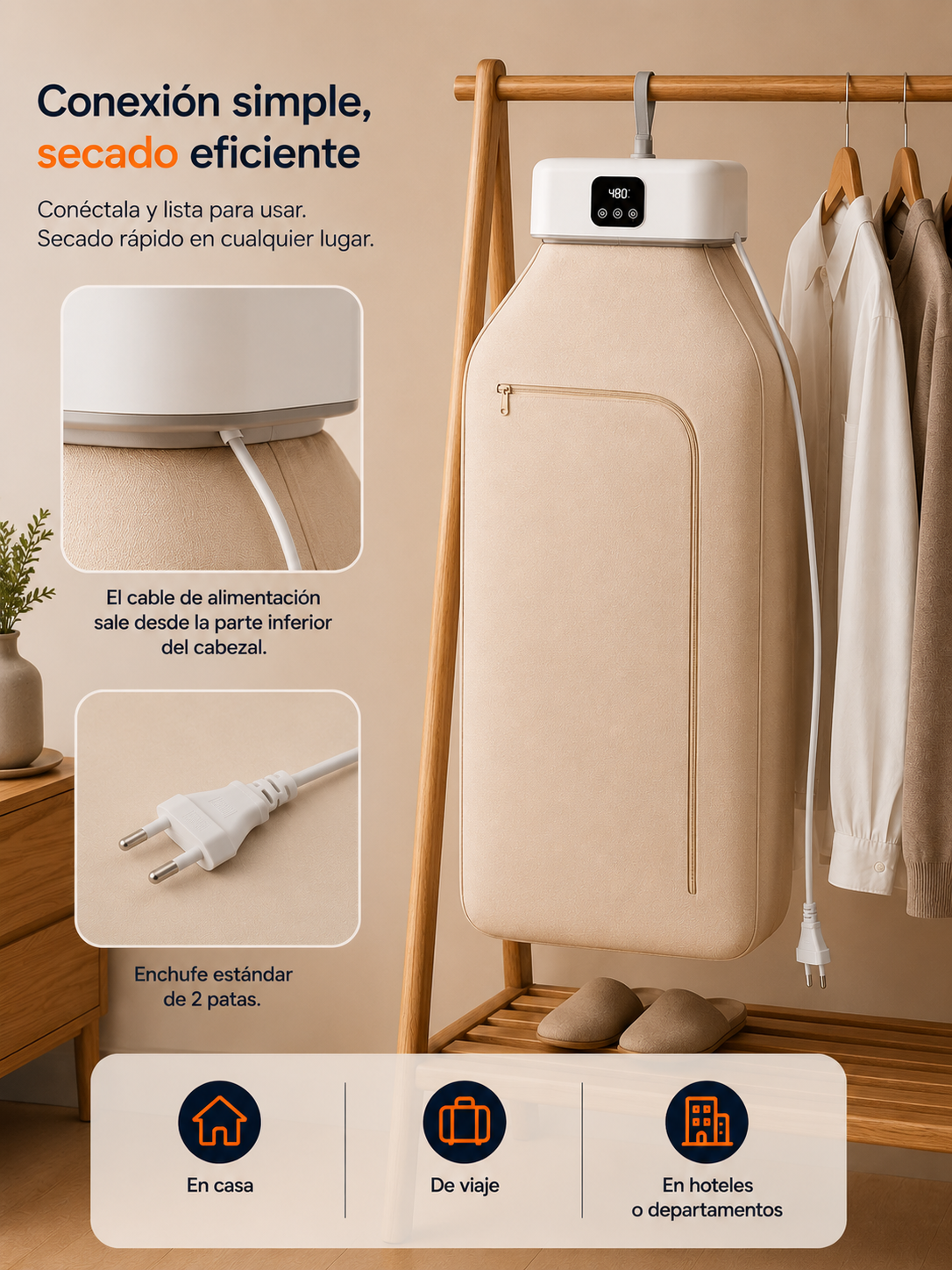 Secadora Ropa Portatil